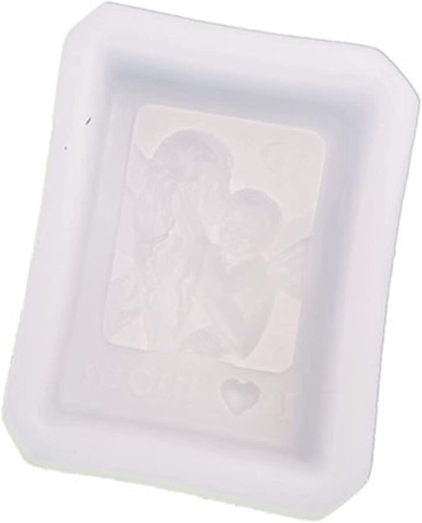 Silicone Soap Moulds Baby Mother Soap Craft Moulds Cake Baking Tools Handmade I Love Mother Soap Moulds Party Supplies